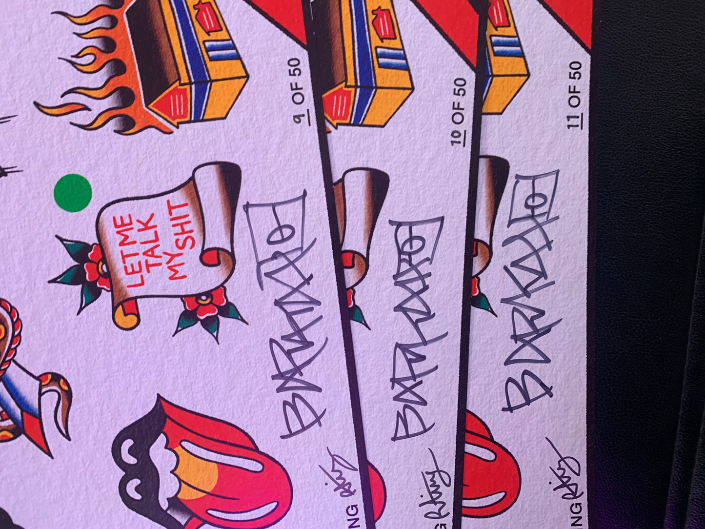 Rob Ting x Barkaa flash print A3